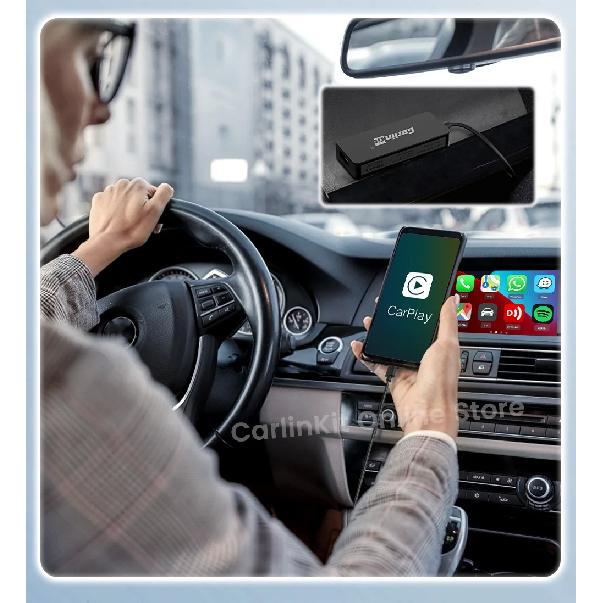 Carlinkit Wired/Wireless CarPlay Wireless Android Auto Dongle Mirror For Modify Android Screen Car Ariplay  Smart Link IOS 14 15