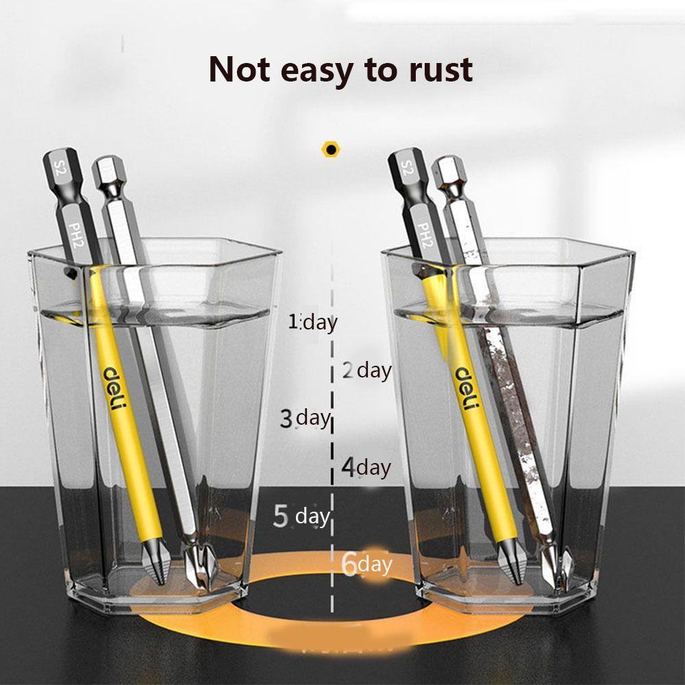 10/6pcs Non-slip Batch Head Magnetic PH2 Screwdriver Set Cross Screwdriver Bit  Impact Drill Bit