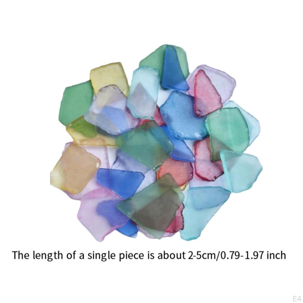 500G Seeglas für DIY-Basteln und Schmuckherstellung Aquariendekor