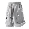 Korean Style Cargo Shorts For Men Summer Breathable Fabric With Drawstring Waist Casual Summer Wear