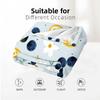 Blueberry Orange Slice Daisy Soft Flannel Blanket Breathable Warm Throw for Office Car Sofa Kids Room Birthday Xmas Gift