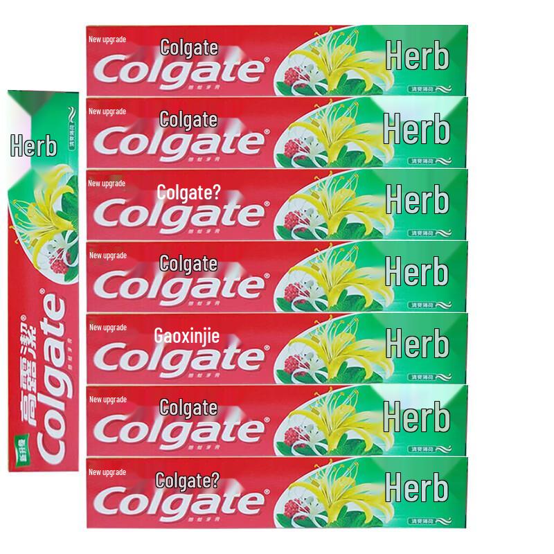 Зубная паста Colgate Herbal Gum Care Свежая мята 140 г x 8 тюбиков