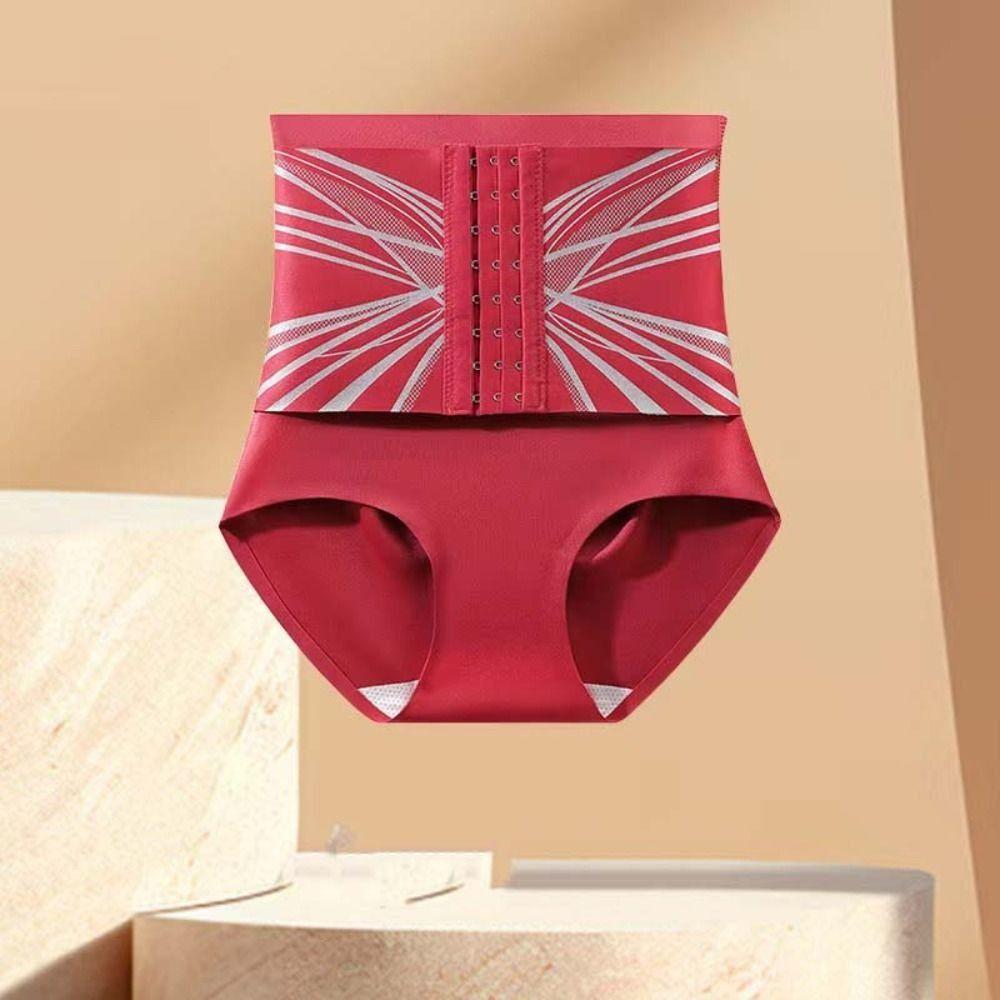 High Waist Butt Lifting Briefs Buckle Tummy Control Underpants Seamless Panties Women  Dress