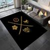 Samurai Spirits Teppe Yoga Stue Romdekor Barnas Krypematte Dørmatte Stue Områdeteppe Spill Vaskerom Gulvmatte