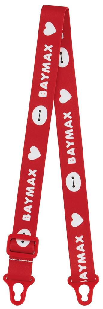 Skater Water Bottle with Disney Baymax 25 Kids' Straw, 530ml, One-Push Operation, (PDSH6DX)