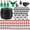 50m Flexible Garden Irrigation Set Outdoor Watering Quick Assembly Water Drip Irrigation System Plant Watering Plastic