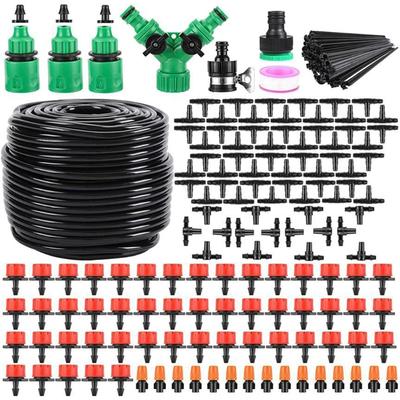50m Flexible Garden Irrigation Set Outdoor Watering Quick Assembly Water Drip Irrigation System Plant Watering Plastic
