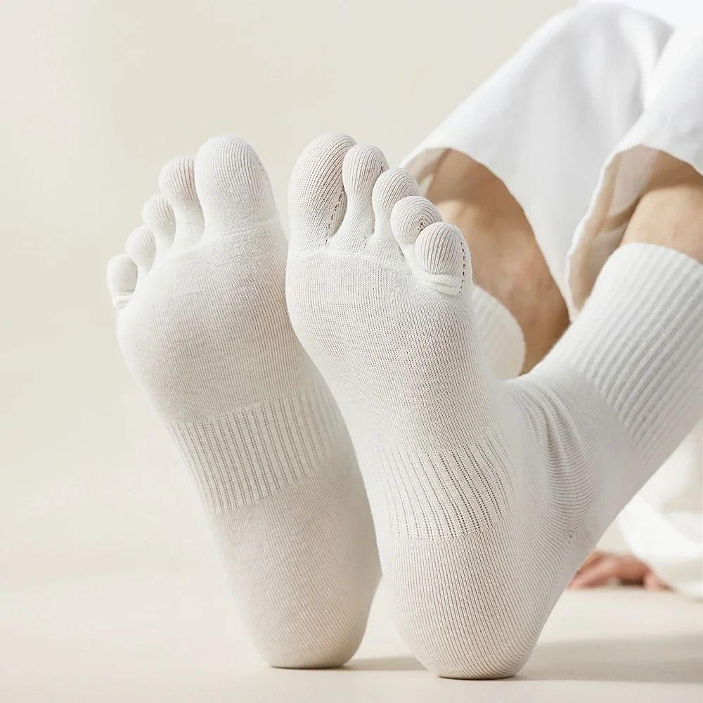 Thin Five Finger Socks With Separate Fingers Cotton Toe Socks Low Cut Ankle Sports Socks  Running