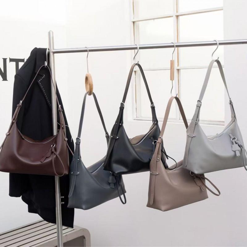 Genuine Leather Tote Bag Women Large Capacity Shoulder Casual Minimalist Crossbody
