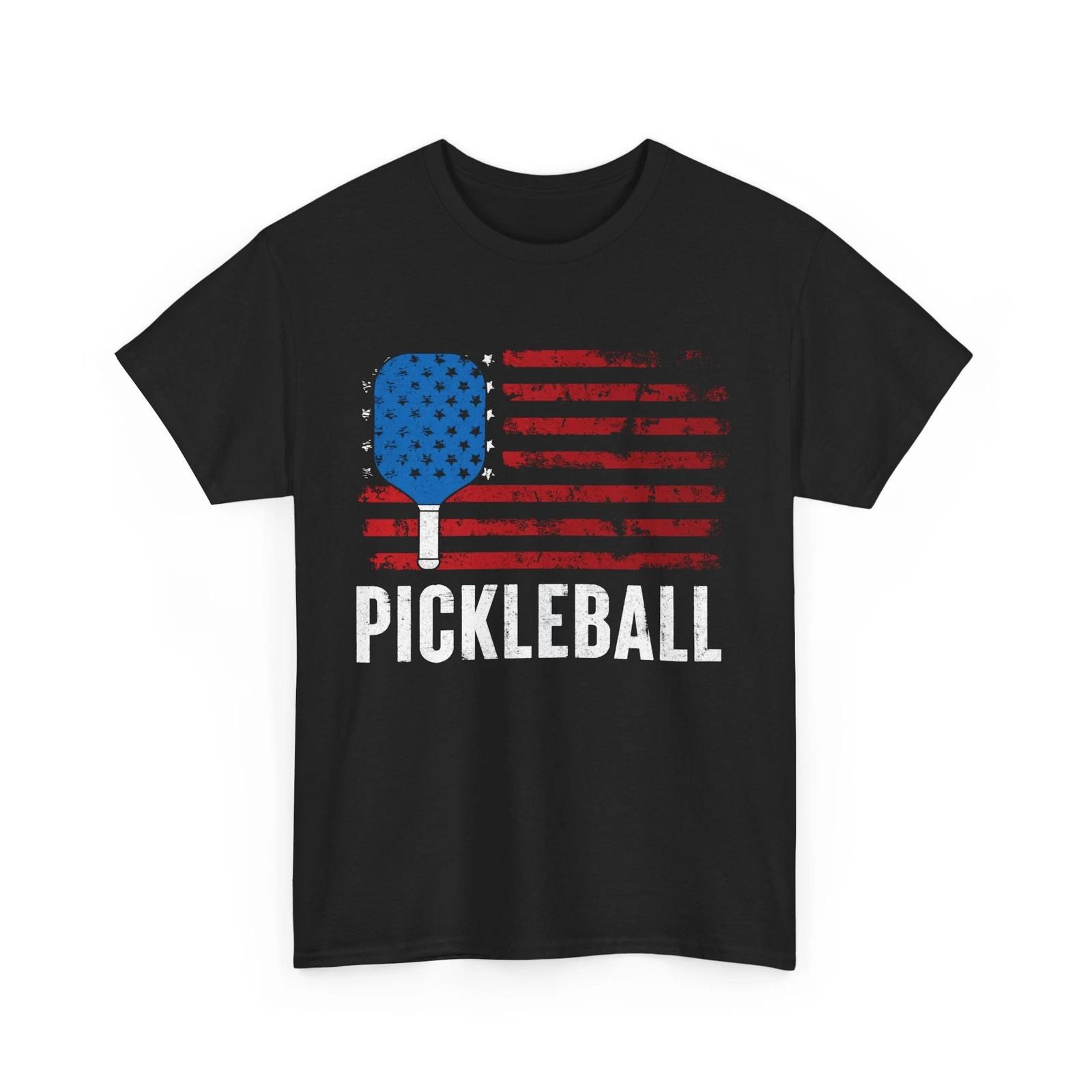 Pickleball American Flag Shirt, Pickleball Paddle Shirt, Pickleball Sports Shirt S