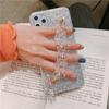 Glitter Epoxy Suitable For Iphone16 Phone Case 17Pro Crystal Bracelet 14/13 Soft Xr Creative Max Tide X