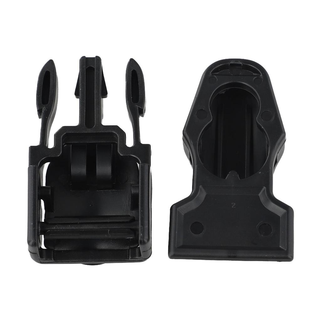 2x Diving Fin Strap Buckles Black Buckle Dive Flippers