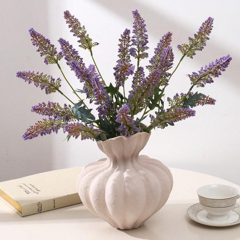 1Pcs Artificial Flowers Bouquet 75CM 6Heads Fake Flowers For Home Room Decor Party Supplies Wedding Decoration Vase Accessories