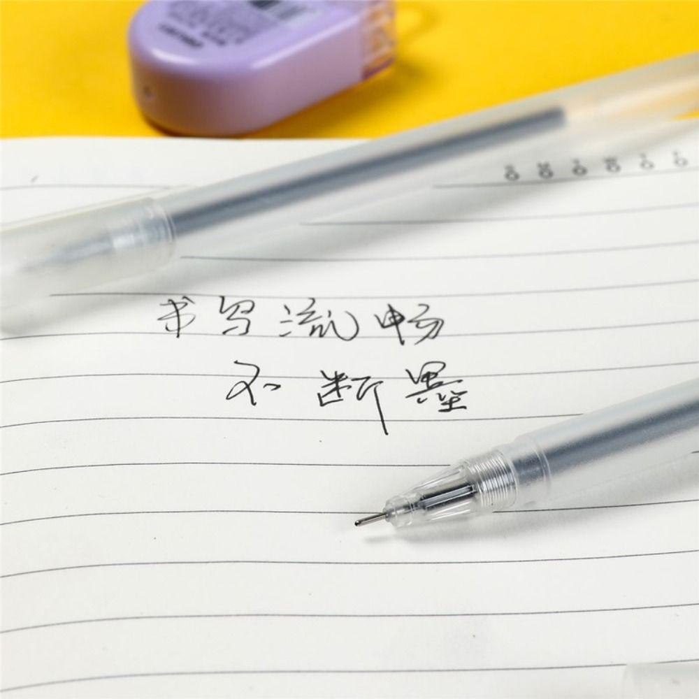 10 Pcs Quick-Drying Neutral Gel Pen 0.5mm Writing Pen 10pcs/set Signature Pen  Office