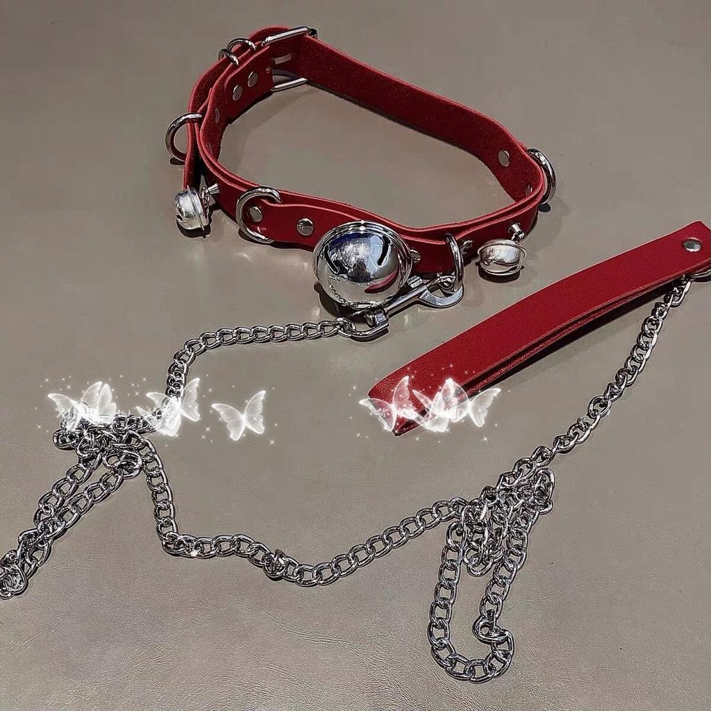 Glockenhalsband Damen Halsband Kette Halsband Herren Schlüsselbein Kette Halsring Halskette Halskette Halsring Halsband Leder