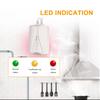 HD2000 Gas Detector And Carbon Monoxide Detector Natural Gas Leak Detector CH4/LPG/CO Gas Alarm AC220V Plug In Home Restaurant