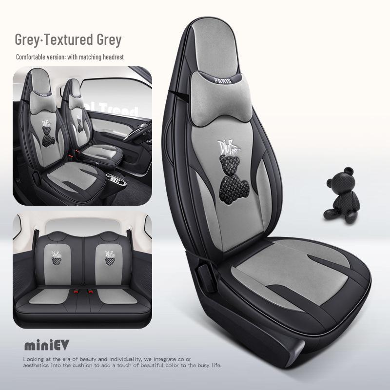 Anwendbares Wuling Hongguang MINIEV Technologie Bär Cartoon Autositzkissen für alle Jahreszeiten