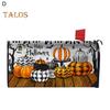 Mailbox Cover Halloween Themed Magnetic Mailbox Wrap Colorful Gothic Mailbox Sleeve for Garden Yard Home Outdoor Decor
