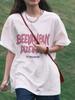 Cotton Short-sleeved T-shirt Women's Loose Original Style New Letter Printing Student T-shirt Ins Women's Fashion