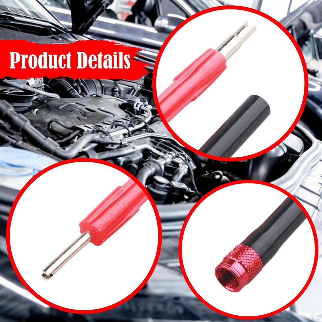 Service Port Adapter Connector with Valve Removal Tool Professional Replaces Performance for Smoke