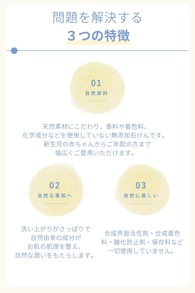 HOLO Pure Solid Skin Dry Barrier Low Sensitive Delicate Lactic Acid Baby Soap, Additive-free, Soap, 100g, Face, Body, Care, Skin, Function,