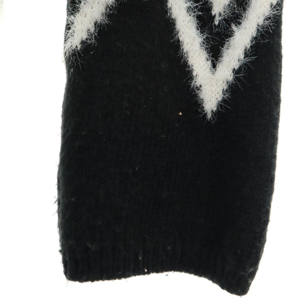 Banana Republic Ethnic Pattern Long Sleeve Sweater M Black Knit Women Used