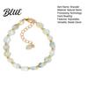 Durable Jewelry Women Bracelet Irregular Natural Stone Beads Adjustable Length