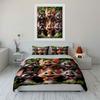 Cheerful mice gathering joyfully. Bedding sets Duvet covers Pillowcases(1* Duvet Cover 2* Pillowcases without duvet insert)