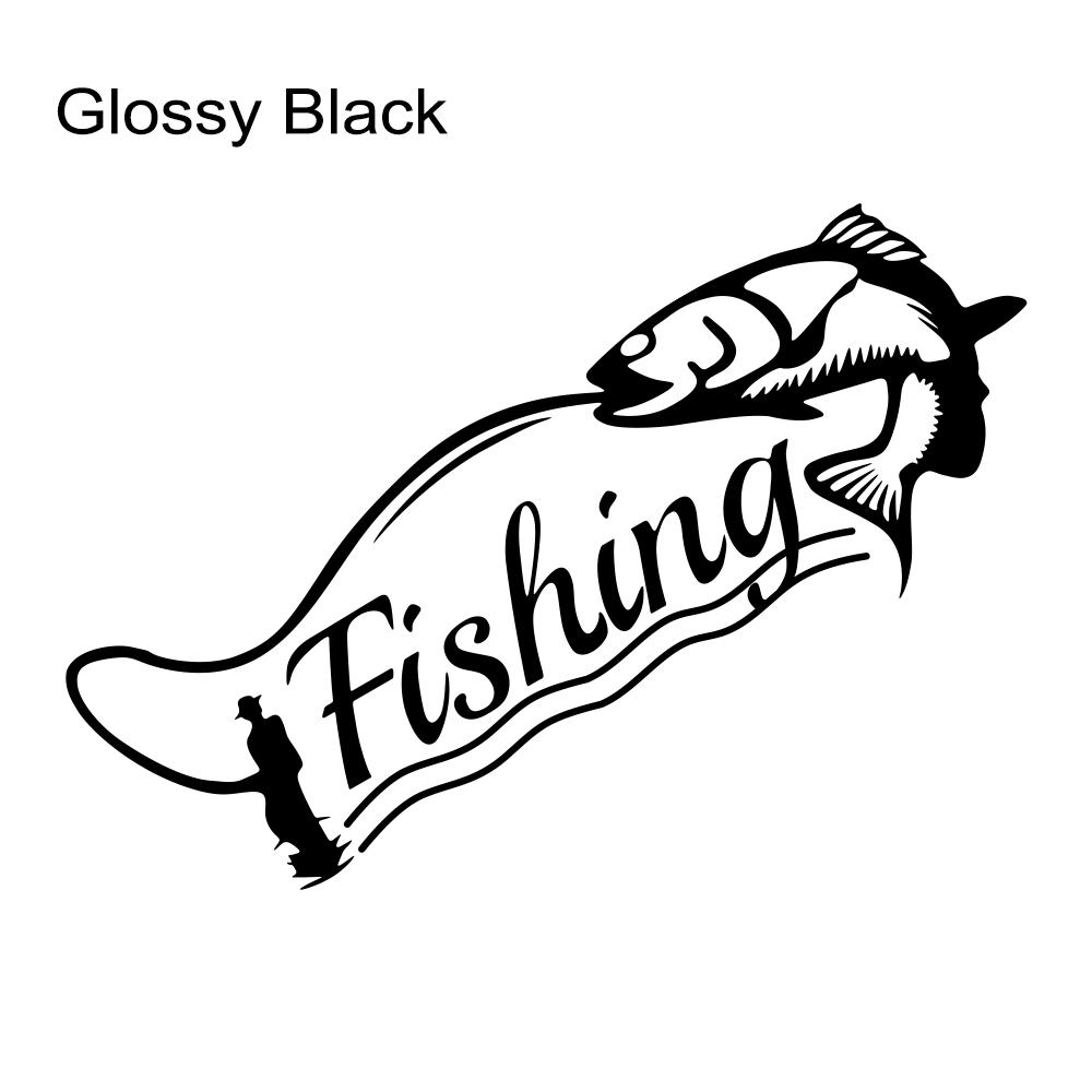 

Funny Fishing Car Sticker Auto Window Body Vinyl Decal Vehicle Side Door Styling Decoration Decal Self-Adhesive Car Accessories