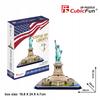 Cubic fun puzzle 3d statua wolności statue of liberty 39 elementów c080h