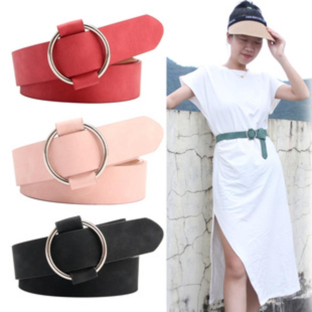 Popular women's Korean version of the versatile belt, alloy Japanese pin buckle belt pu surface, tide belt manufacturer hair