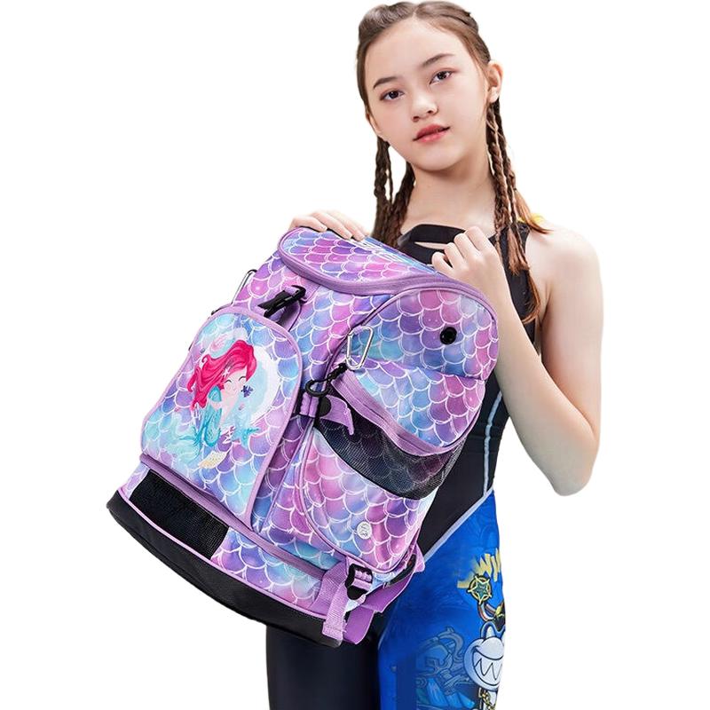 ZOKE Mermaid Pattern Waterproof Backpack One Size