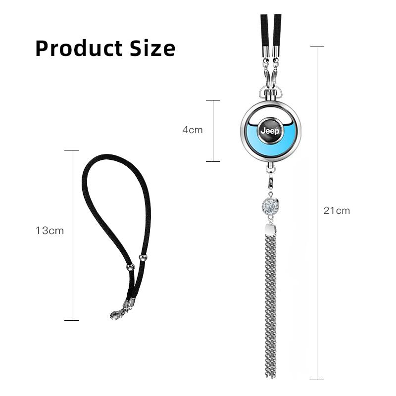 Für Jeep Auto Parfüm Aromatherapie Anhänger Diffusor Auto Zubehör Für Jeep Grand Cherokee Wrangler JK Gladiator Compass Ren