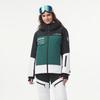 Tambour Unisex Goose Down Colorblock Hooded Ski Jacket