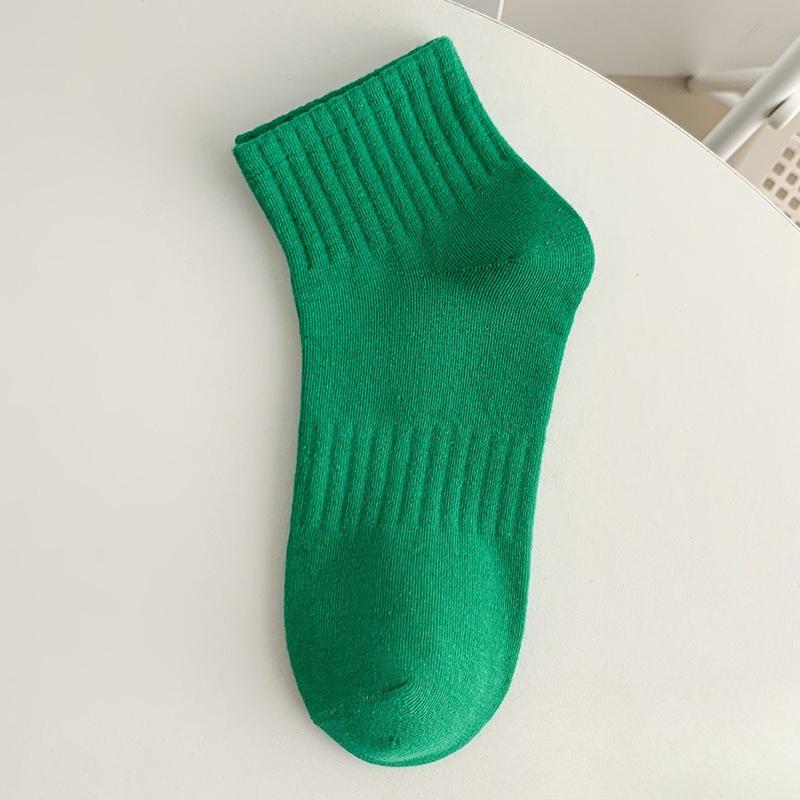 Niedrig geschnittene Kurzsocken - Trendige Sommer-Leicht-Atmungsaktive Baumwoll-Sportsocken für Damen und Herren mit feuchtigkeitsabsorbierenden Eigenschaften