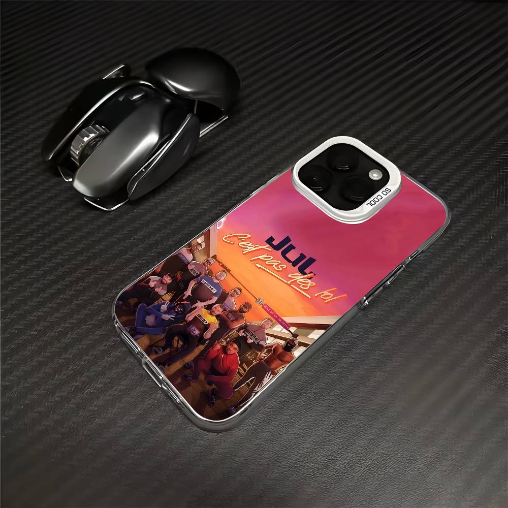 Rapper J-JuL C'est Pas Des Lol Phone Case For iPhone 17 Air 16e 15 14 13 12 11 Pro Max Plus Mini SE Matte Back Silver Cover