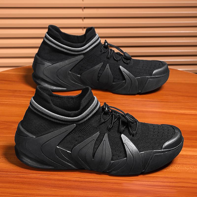 Men’s Sports Shoes Running Sneakers Students Jogging Shoes Green Lightweight Walking Socks Shoes Over Sized