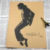 Michael Jackson Retro Classic Kraft Paper Poster for Living Room, Bedroom, or Bar Decor