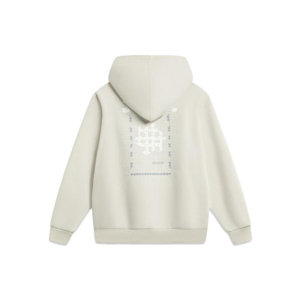 Li-Ning Chinese Culture Graphic Hoodie Halo Grey Men s AWDT899-5 XL