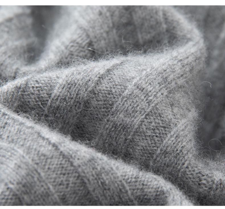 Elegant 3D Wave Edge Cashmere Ruffle Cardigan - Women's Autumn/Winter Flared Sleeve Knitwear