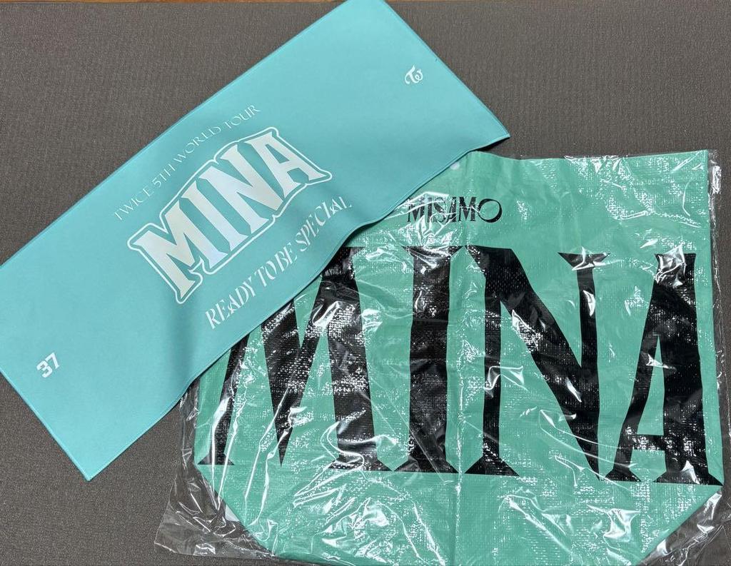 [USED] TWICE Mina slogan shopper bag