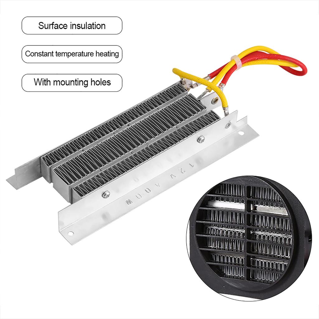 Air Heater Electric Heater Thermostatic Heater 12V 400W Electric Ceramic Heater Thermostatic Insulation  Heating Element