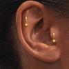 Earrings Simple Ear Jewelry Fashion Men's/Women's Diamond Jewelry Accessories