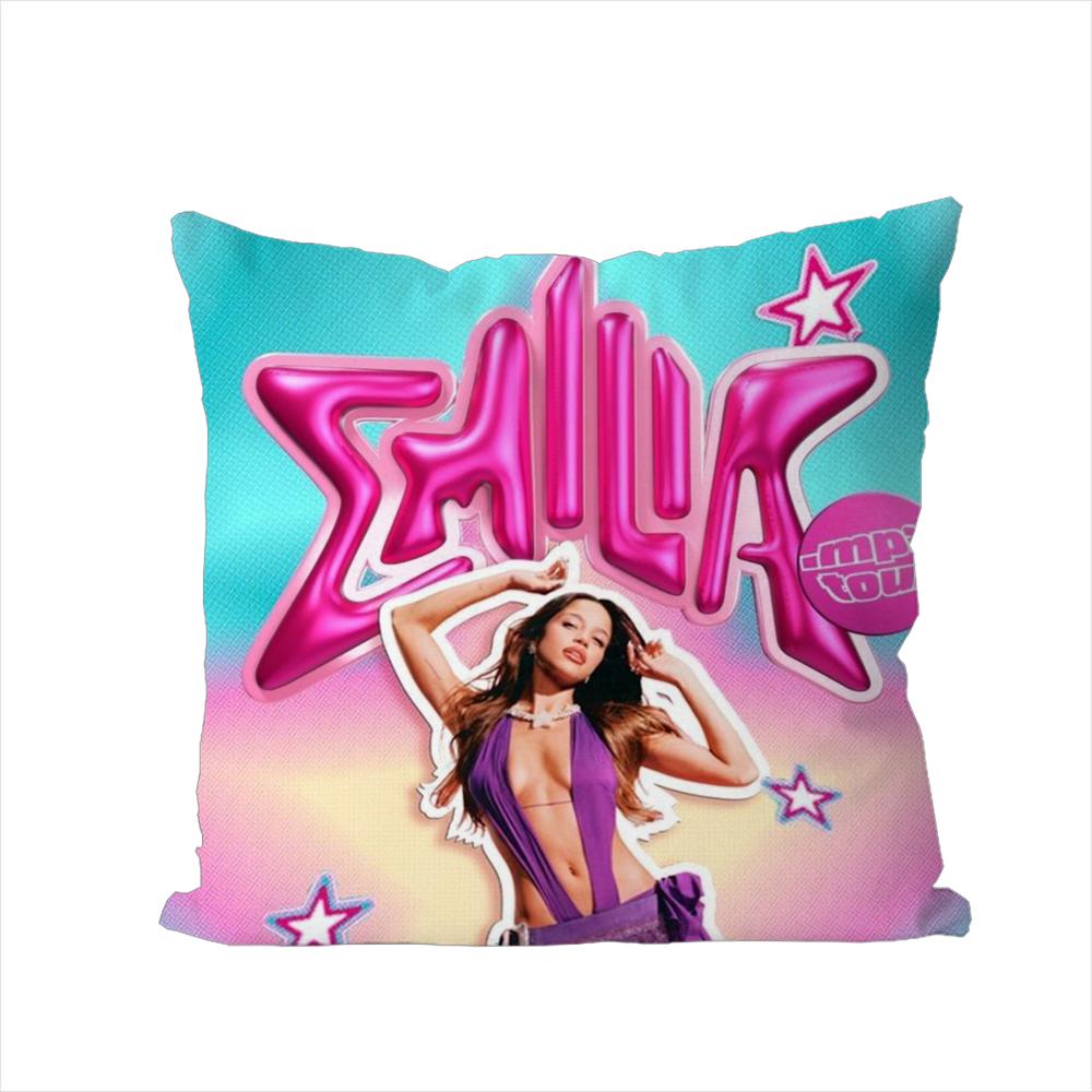Singer EEmilia Rydberg Pillow Case For Car Sofa Decorative Home Doublesided Print Plush Square Throw Pillow Cushion Cover