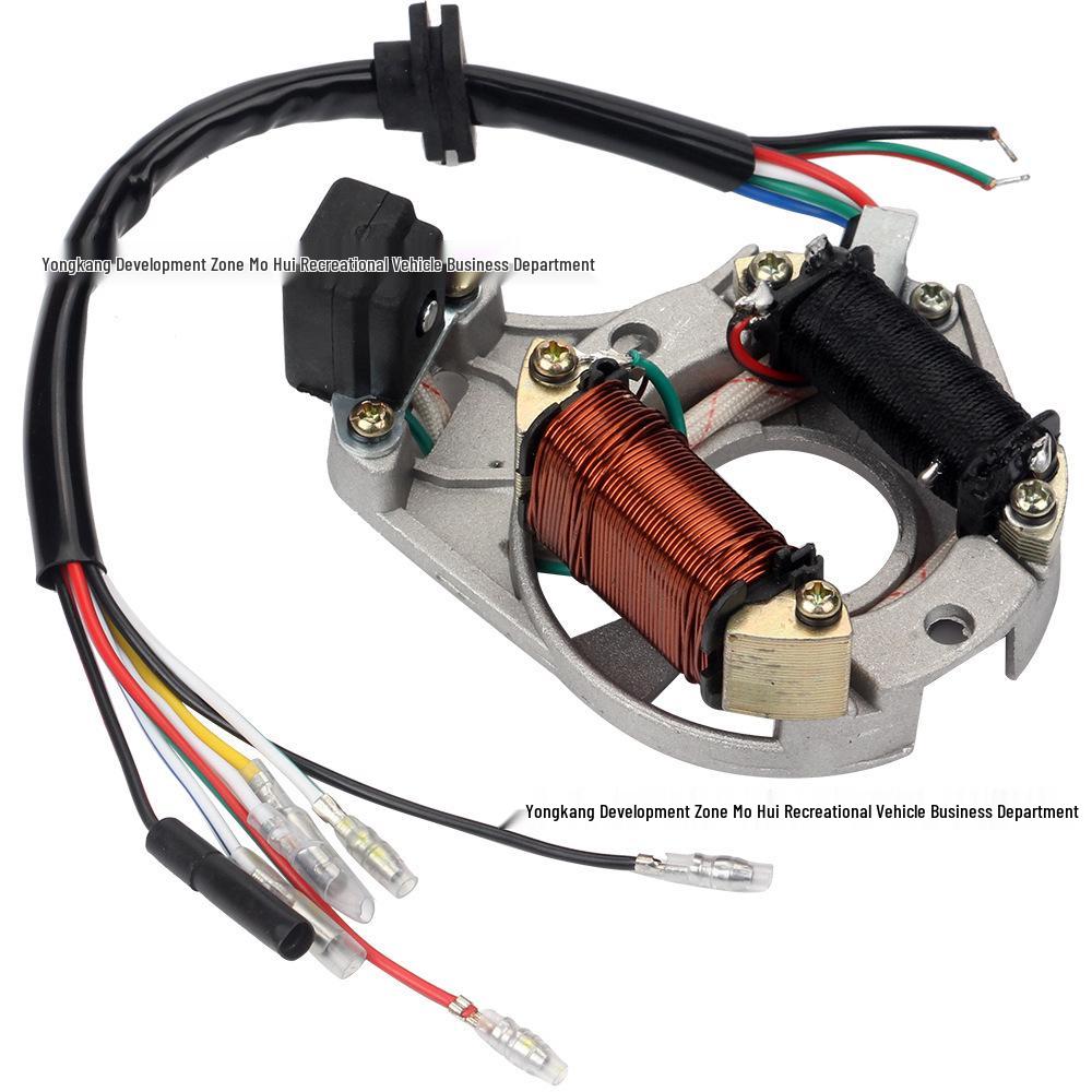 

Off-Road Motorcycle & ATV Curved Handlebar Accessories, Electric Start DY100 Coil Magneto Stator, 50-110CC Single Cylinder