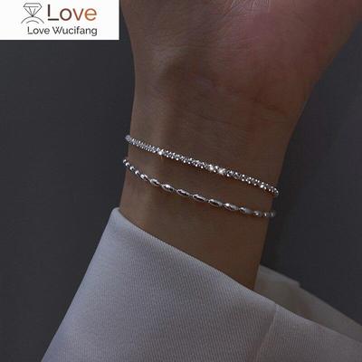 Βραχιόλι Γυναικείο Star -Studded Double-Layer Bracelet Sparkling Light Luxury High-Class Fashion Woman
