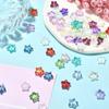 20/50/100pcs random color glass material star moon shape DIY bracelet necklace earrings keychain keychain pendant