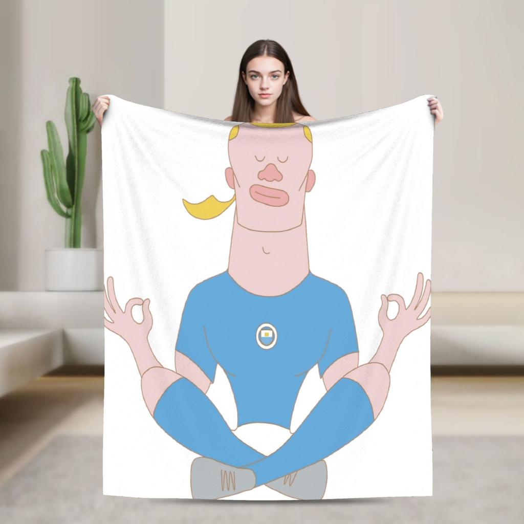Norwegian Goat Selfie Blanket  Soft Warm Comfortable Plush Throw Blanket For Home Decor Picnic Flannel Bedspread Bed Cover