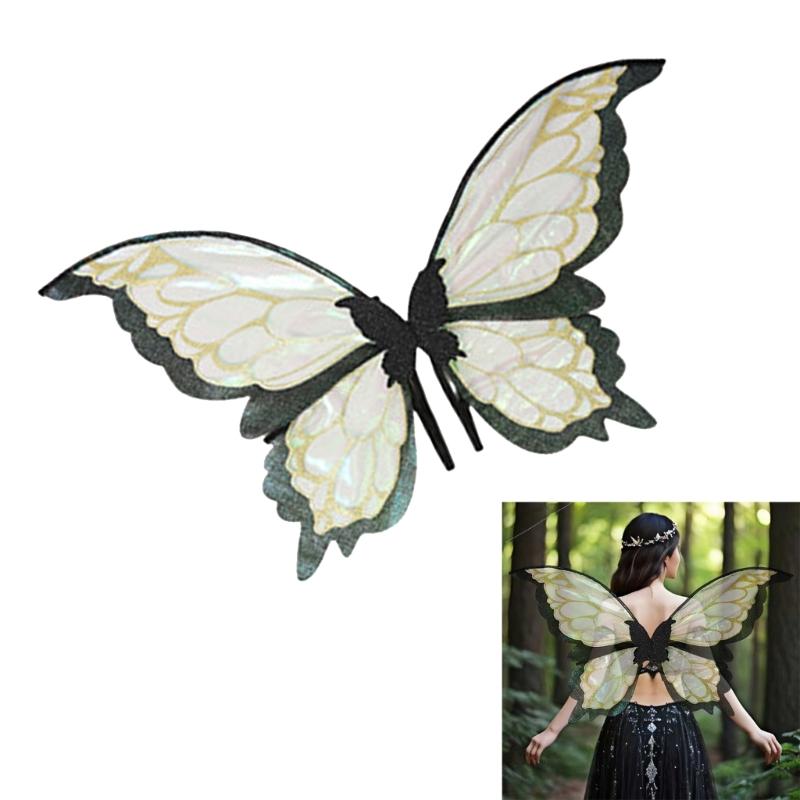 Butterfly Wing Halloween Wing Costume for Girl Christmas Masquerades Cosplay Fairies Wing Butterfly Dress Up Outfit