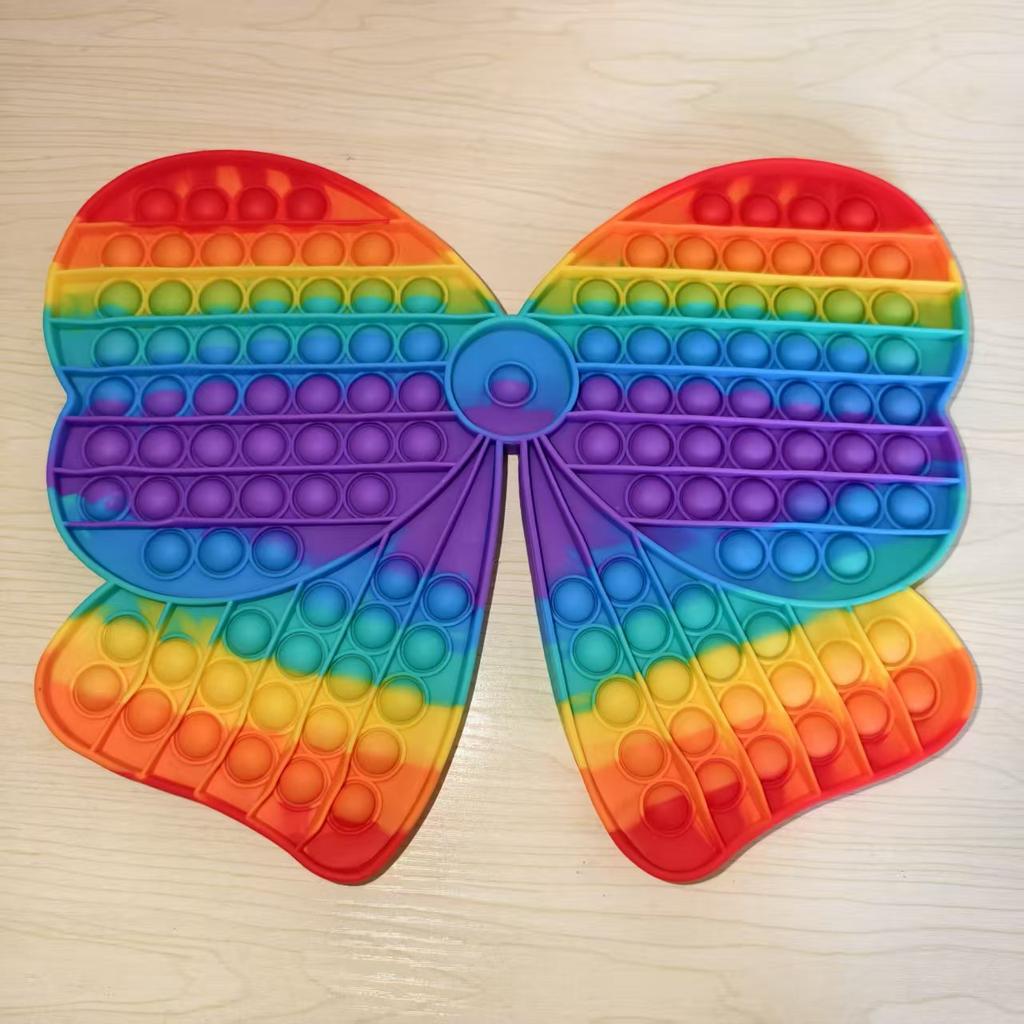 Giant Pop Fidget Toys Square Penguin Simple Dimple Big Rainbow Bubble Big Xxl Dimple Antistress Toy Stress Toy Children Gift